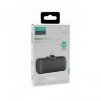 Onemax Bateria Externa Nano 5000MAH Negro con Conector Tipo C EFX-138  LALO