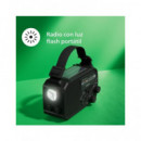 PHILIPS Radio Portatil Solar Am/fm con Dinamo,linterna Boton Sos Recargable y Pilas TAR1609/00