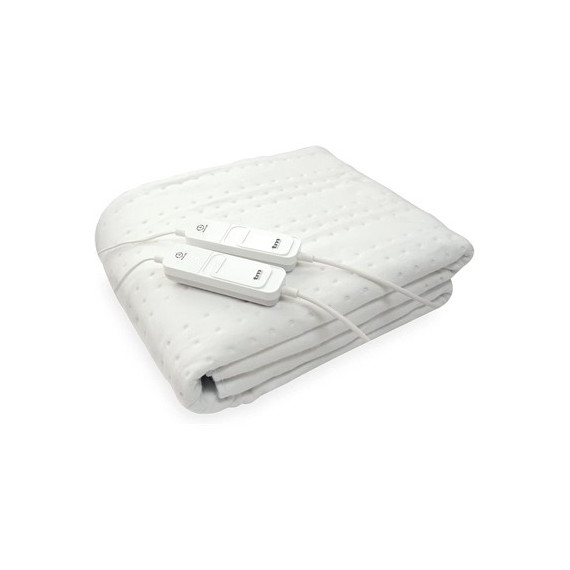 TM ELECTRON Manta Electrica 160X140CM 60W X2 TMHEP202 Lavable,temperatura Regulable