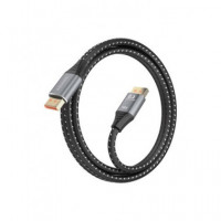 AISENS Cable Displayport M/m V2.1 16K 60HZ 80GBPS 1.5MTRS Gris Negro A158-0902