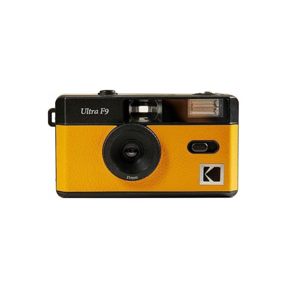 KODAK Film Camara Fotos Analogica con Flash Ultra F9 Amarilla