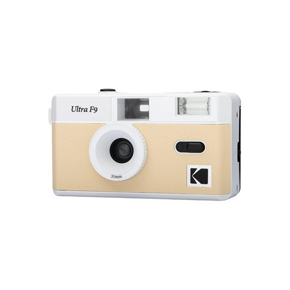 KODAK Film Camara Fotos Analogica con Flash Ultra F9 Beig