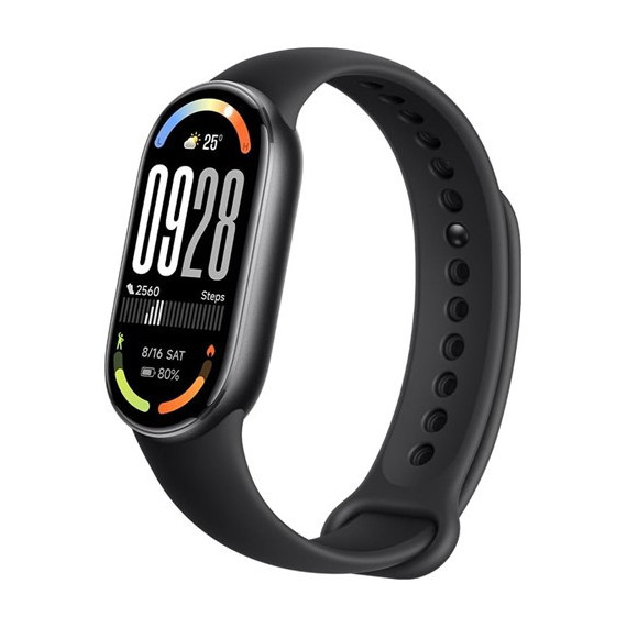 XIAOMI Pulsera Actividad Smart Band 10 Midnight Negro Monitor Sueño, Ritmo Cardiaco, Resiste Al Agua