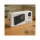 SPC Radio Digital Portatil FM JETTY LITE DAB+ Recargable,Aux Negra