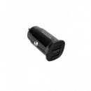 ACCETEL Cargador De Coche 2xUsb 3.1A 15.5W CC530B Negro