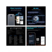 Valore Traductor Ai con Pantalla 3.1" Tactil HD Camara 139 Idiomas AI-001  LALO