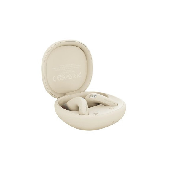 HIFUTURE Auricular BLUETOOTH FLYBUDS4 Ai Beig Latte Traduccion Simultanea 130 Idiomas Cancelan Ruido