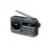 SAMI Radio Portatil Digital RS-12605 BLUETOOTH  Recargable Usb,micro Sd,funcion GRABACION,100 Memori