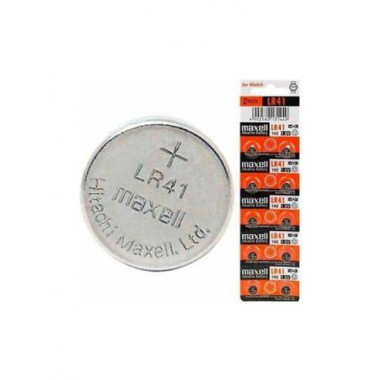 MAXELL Pila Boton Alkalina LR41 1.5V