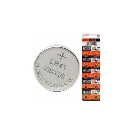 MAXELL Pila Boton Alkalina LR41 1.5V