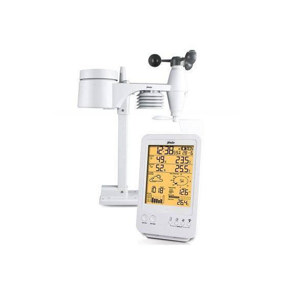 ALECTO Estacion Barometrica Digital WS-4800 con Sensor Ext Inalambrico Humedad, Alarma Hielo, Fase L