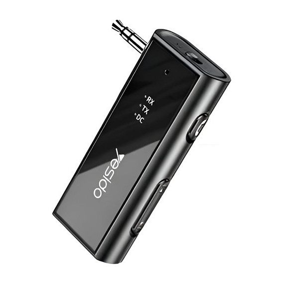 Yesido Transmisor y Receptor de Audio BLUETOOTH 5.0 Recargable Jack 3.5MM YAU41 Micro Sd  LALO