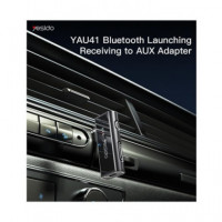 Yesido Transmisor y Receptor de Audio BLUETOOTH 5.0 Recargable Jack 3.5MM YAU41 Micro Sd  LALO