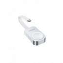 ACEFAST Cargador Inalambrico Magnetico 5W E21 Para IWATCH Cable Tipo C AIRCHARGE Blanco