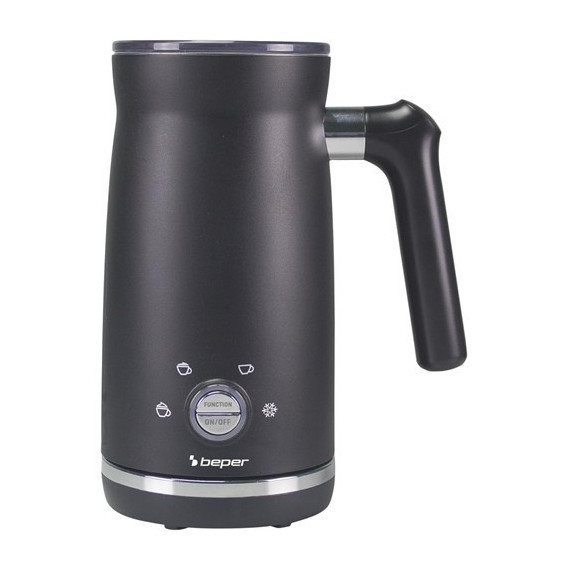 BEPER Hervidor y Espumador de Leche Automatico Espuma Ligera, Densa Calient 500W 220-240V P101CAF001