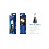 MAYOU Linterna Led 4 Modos de Luz Recargable 1W 100 Lumenes YW0015 con Luz Lateral