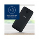 PANASONIC Telefono Movil KX-TU155 Exbn Negro Teclas Grandes,boton Sos,blue,,micro Sd con Base de Car