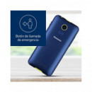 PANASONIC Telefono Movil KX-TU155 Excn Azul Teclas Grandes,boton Sos,bluetooth,micro Sd