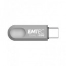Emtec Pendrive Dual 256GB USB 3.2  Usb-a/ Tipo C ECMMD64GD283 80MB/S  LALO