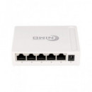 NIMO Switch 5 Puertos RJ45 Gigabit 100/1000 Mbps Con Alimentacion ACINT009