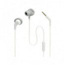 JBL Auricular Endurance RUN2 Blanco con Cable y Microfono Conector Jack 3.5MM IPX5
