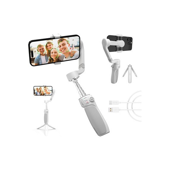Zhiyun Estabilizador para Movil Extensible SMOOTH-Q4 Blanco  LALO