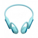 JBL Auricular Bluetooh Junior Free Azul Open Ear para Niños Diseño Abierto con Microfono