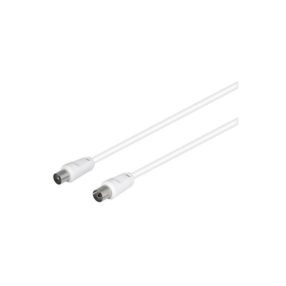 NIMO Cable Antena TV M/h 10MTRS Blanco WIR1203