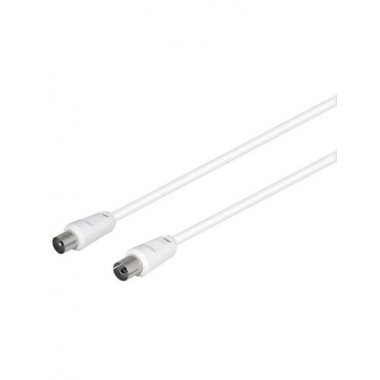 NIMO Cable Antena TV M/h 5MTRS Blanco WIR1202