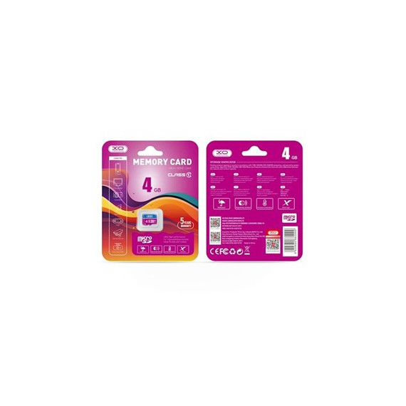 XO Tarjeta Memoria Micro Sdhc 4GB Clase 6
