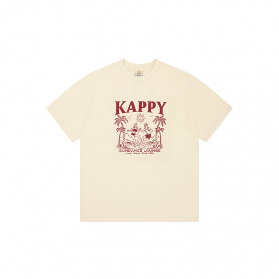 Camisetas Camiseta KAPPY Unisex Sundance Lounge Half Cream