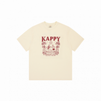 Camisetas Camiseta KAPPY Unisex Sundance Lounge Half Cream