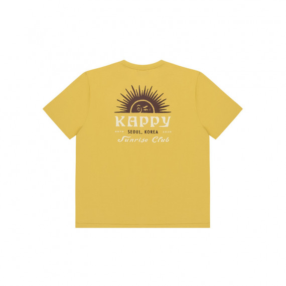 Camisetas Camiseta KAPPY Unisex Sunny Wink Half Yellow