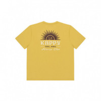 Camisetas Camiseta KAPPY Unisex Sunny Wink Half Yellow