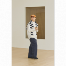 Pantalones KAPPY Unisex Two Tuck Wide Cn Navy