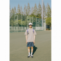 Pantalones KAPPY Unisex Ripstop String Half Navy