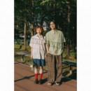 Pantalones KAPPY Unisex Ripstop String Half Navy