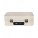 DENVER Tocadisco Retro VPL-130 en Maletin Blanco Grabacion USB con Alatavoz 2X10W ,rca,aux In