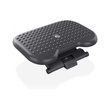 AISENS Reposapies Inclinable y Ajustable en Altura FRT02-267 Negro