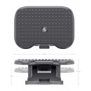 AISENS Reposapies Inclinable y Ajustable en Altura FRT02-267 Negro