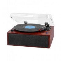TREVI Tocadisco Vinyl Music Tt 1030BT Madera BLUETOOTH 15W,RCA Conexion Audio Inalambrica In/out