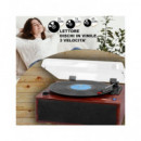 TREVI Tocadisco Vinyl Music Tt 1030BT Madera BLUETOOTH 15W,RCA Conexion Audio Inalambrica In/out