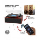 TREVI Tocadisco Vinyl Music Tt 1030BT Madera BLUETOOTH 15W,RCA Conexion Audio Inalambrica In/out