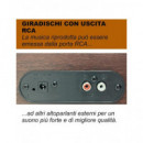 TREVI Tocadisco Vinyl Music Tt 1030BT Madera BLUETOOTH 15W,RCA Conexion Audio Inalambrica In/out
