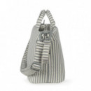 Bolsa Canastilla Praliné Rayas Walking Mum