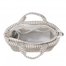 Bolsa Canastilla Praliné Rayas Walking Mum