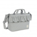 Bolsa Canastilla Praliné Vichy Walking Mum