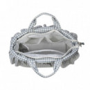 Bolsa Canastilla Praliné Vichy Walking Mum