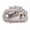 Bolsa Canastilla Praliné Vichy Walking Mum