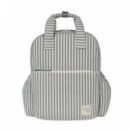 Mochila Praliné Rayas Walking Mum